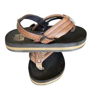 Reef Little Boy Ahi Brown Sandals – Kids Size 6